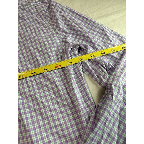 Vineyard Vines Button Up Shirt Murray Shirt Mens XS Slim-Fit Purple Long Sleeve - Picture 5 of 6